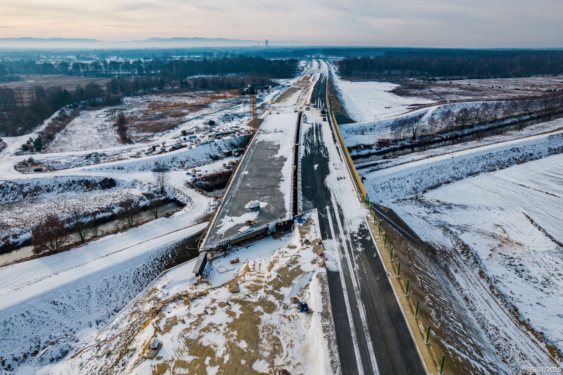 S1 Węzeł Bieruń coraz bliżej otwarcia. Kluczowe odbiory ruszają w najbliższych dniach