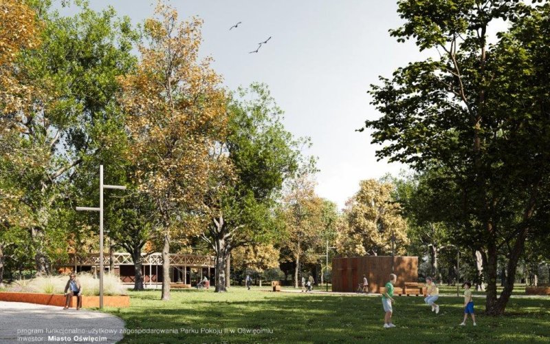 Druga część Parku Pokoju w Oświęcimiu zmieni się nie do poznania. Miasto dostało miliony