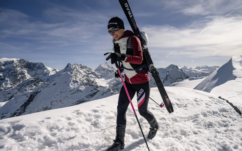 Iwona Januszyk z powiatu oświęcimskiego walczy na igrzyskach! Skialpinizm i wielkie kibicowanie w Grojcu