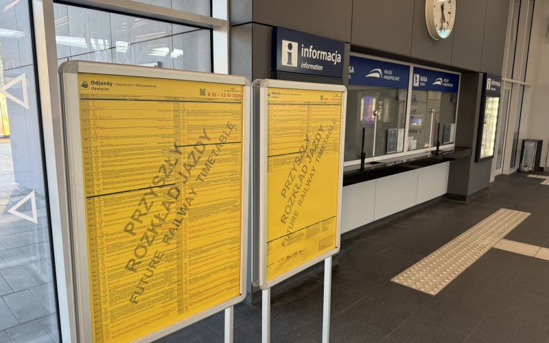 Nowy rozkład jazdy pociągów z Oświęcimia od 8 marca! Czechy, Austria, Warszawa, Kraków – sprawdź połączenia
