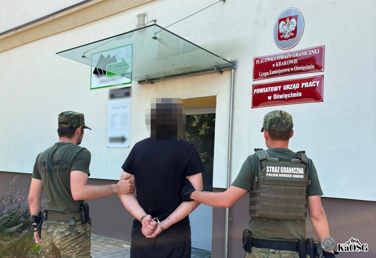Odsiedział wyrok, teraz wraca na Ukrainę przymusowo. Straż Graniczna z Oświęcimia wykonała decyzję o deportacji