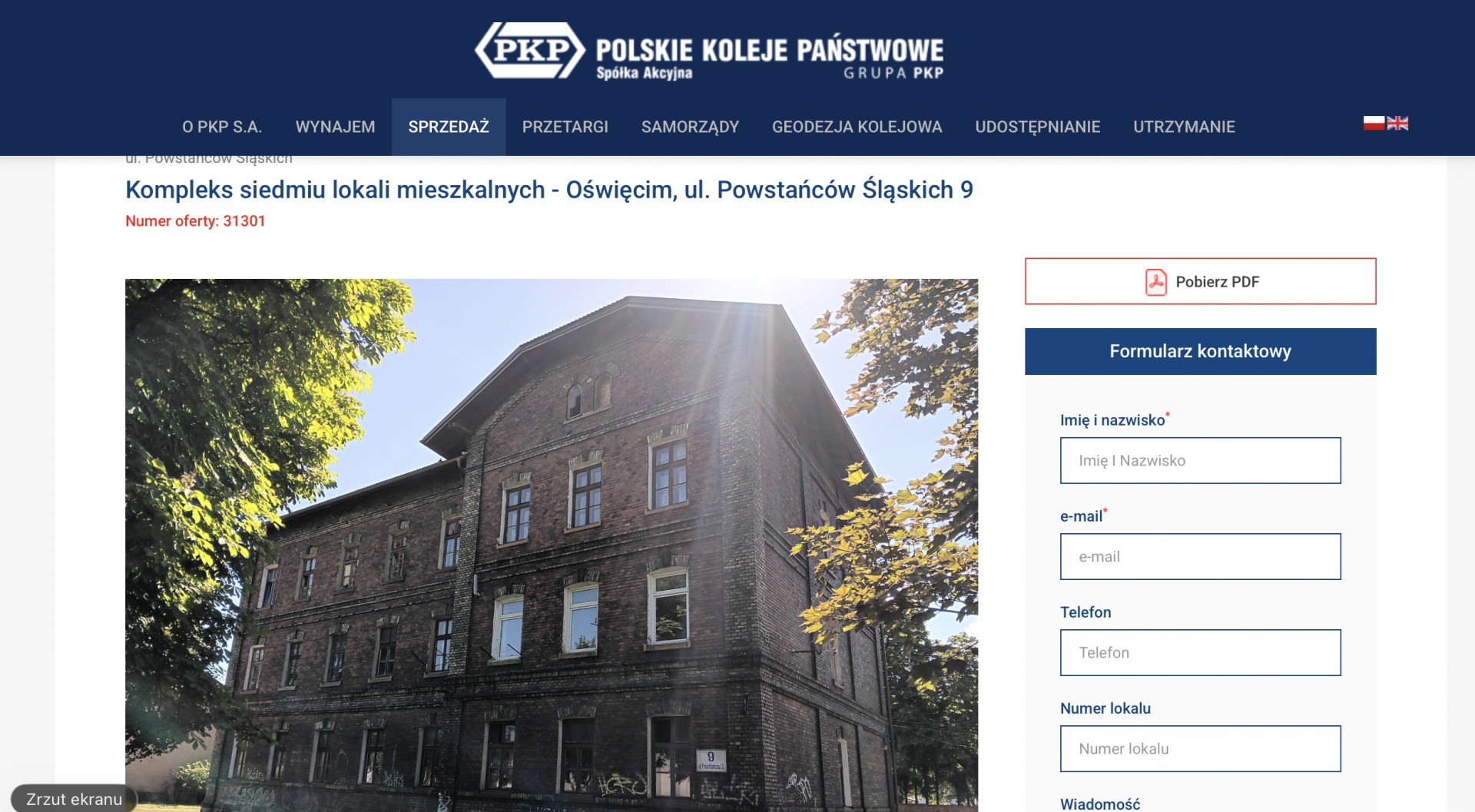 PKP sprzedaje zaniedbaną kamienicę przy dworcu w Oświęcimiu za 1,25 mln zł. Czy miasto powinno ją kupić?