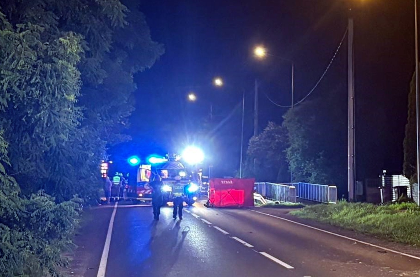 Śmiertelny wypadek na DK52 w Bulowicach. Zginął 27-letni motocyklista