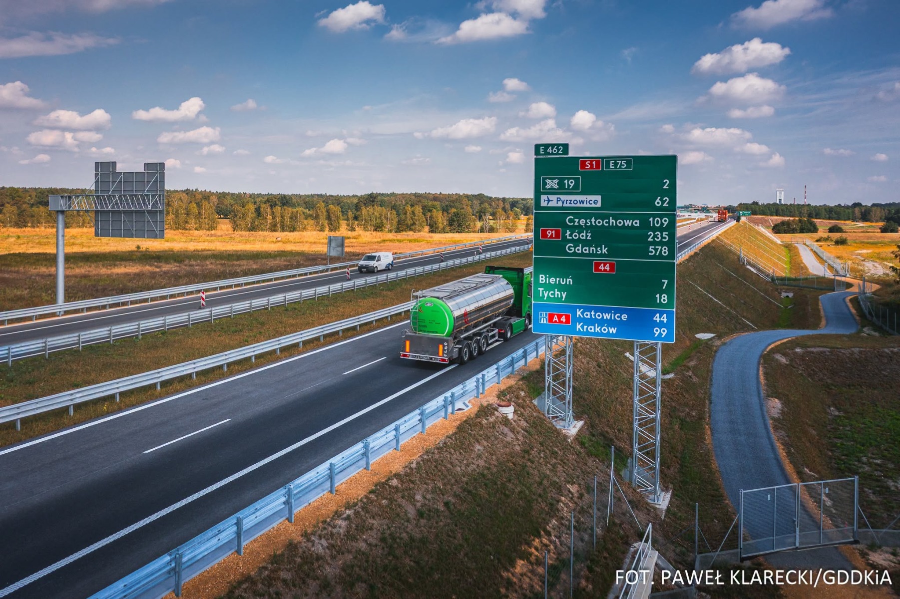 Koniec utrudnień na S1. GDDKiA wprowadza docelową organizację ruchu Bieruń – Oświęcim