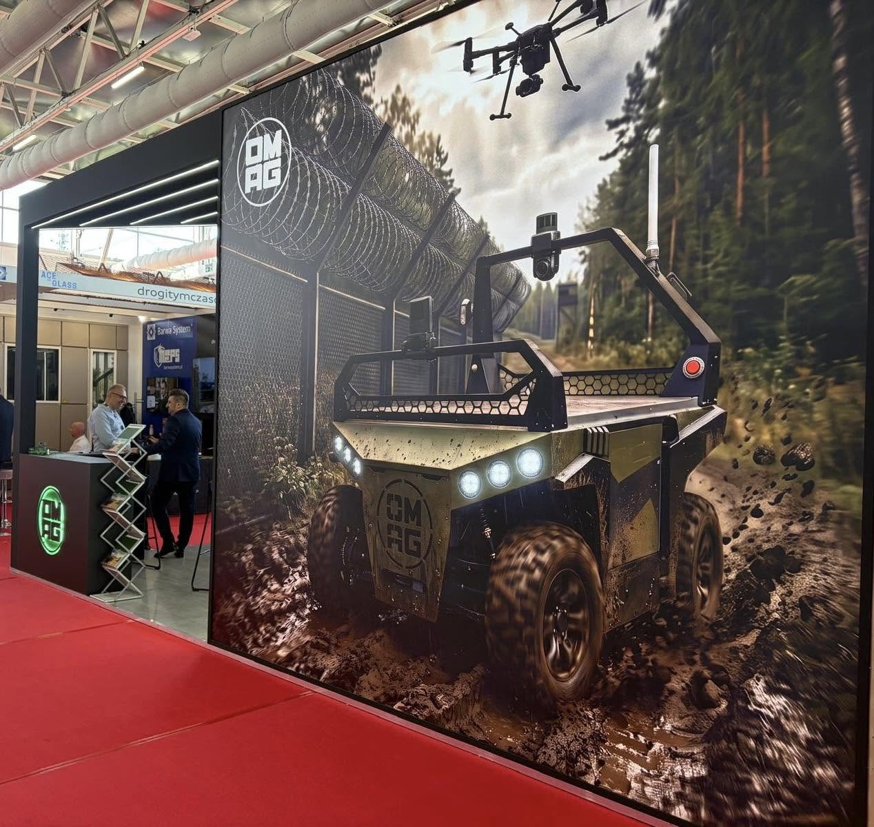 Fabryka OMAG z Oświęcimia zaprezentowała bezzałogowy pojazd na targach MSPO 2026 i zdobyła nagrodę