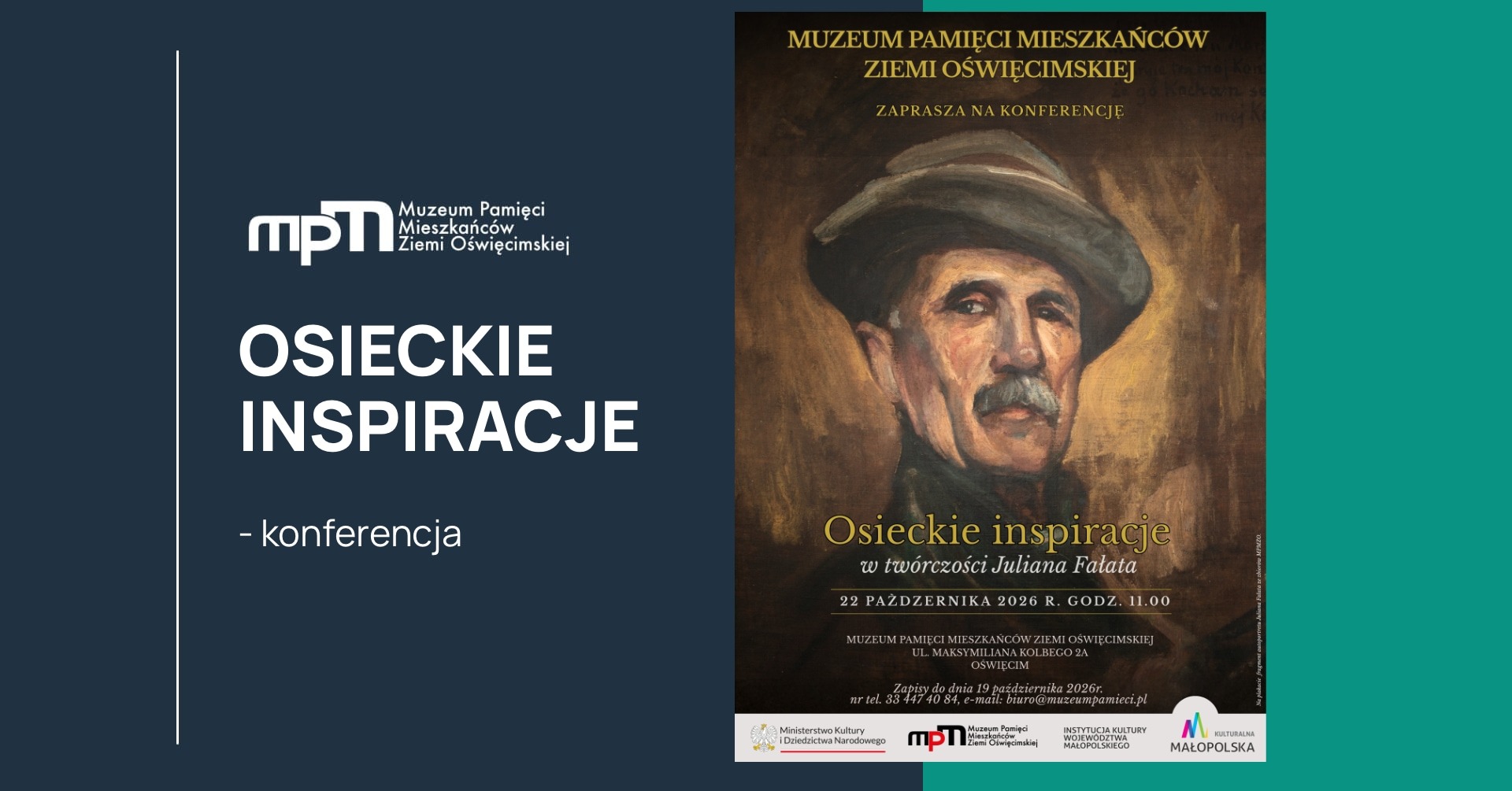 Konferencja „Osieckie inspiracje w twórczości Juliana Fałata” w Muzeum Pamięci w Oświęcimiu