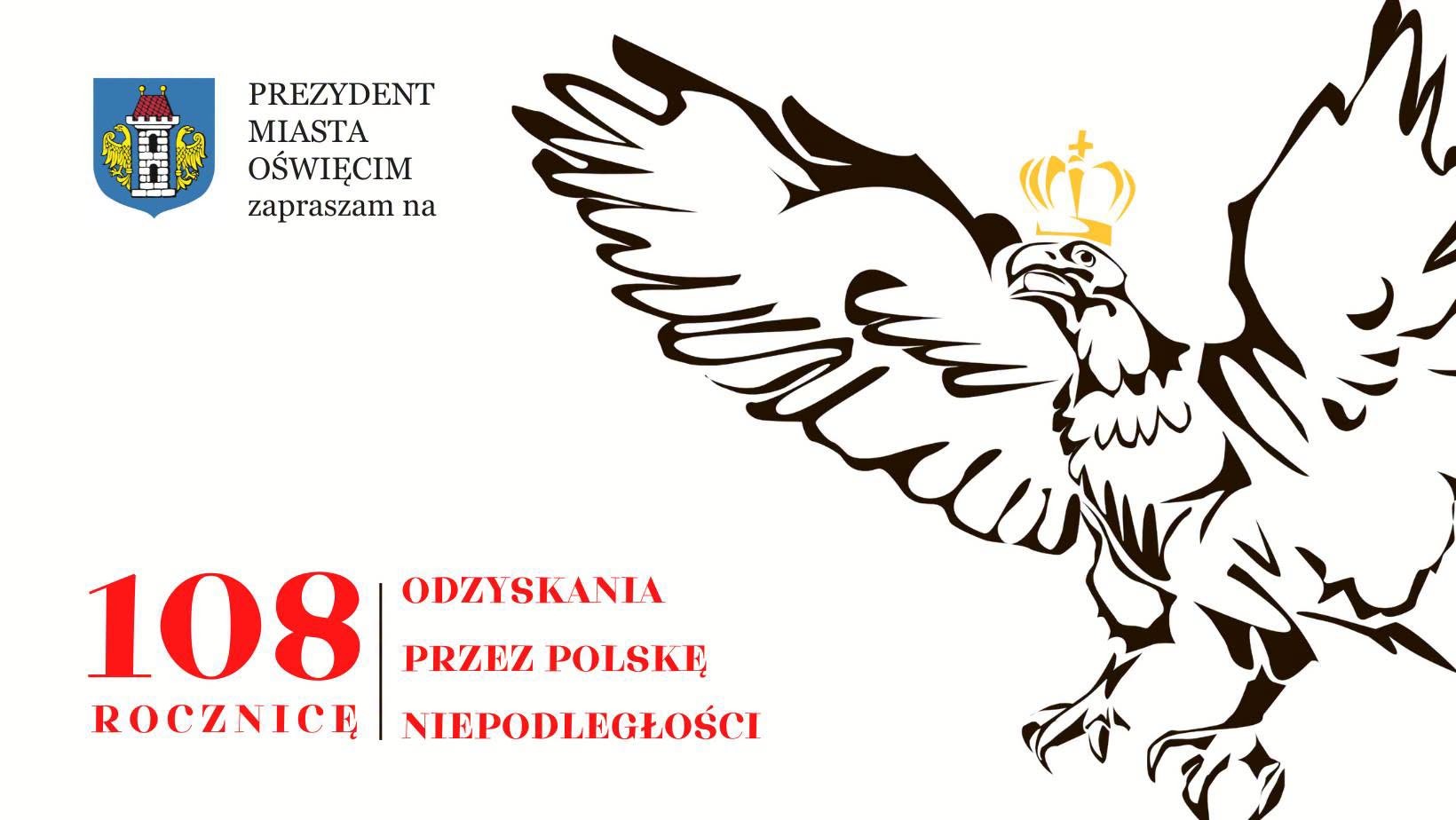 Miejskie obchody 108. rocznicy odzyskania niepodległości w Oświęcimiu. Program wydarzeń