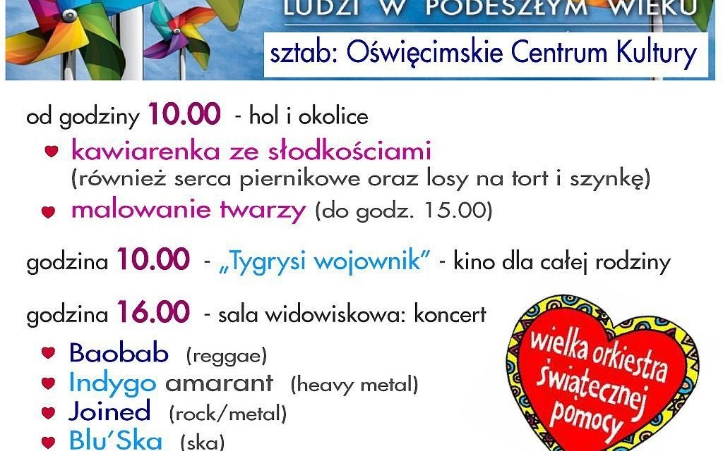 OŚWIĘCIM. 23. Finał Wielkiej Orkiestry Świątecznej Pomocy