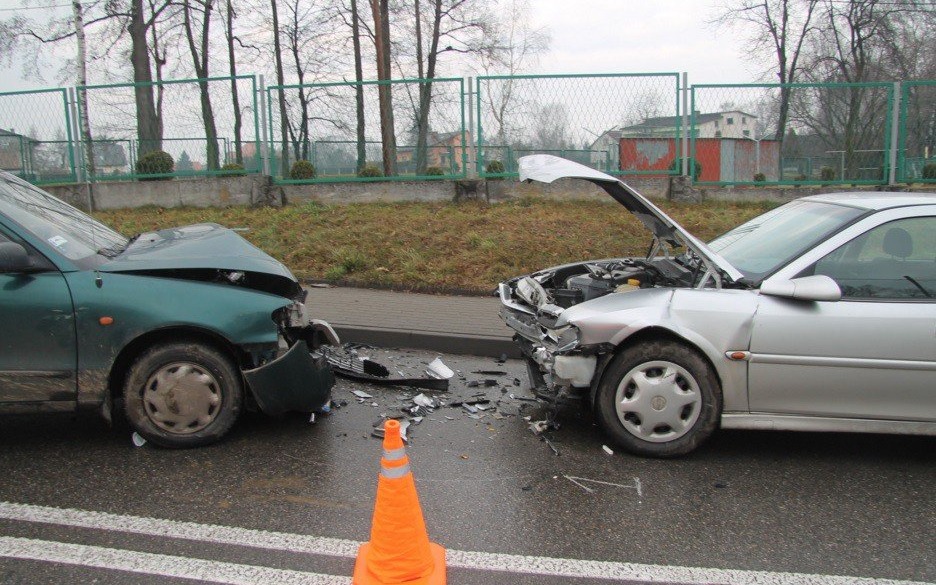 JAWISZOWICE. Na ulicy Bielskiej doszło do wypadku drogowego