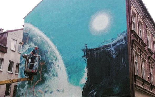 OŚWIĘCIM. W mieście pojawił się nowy mural