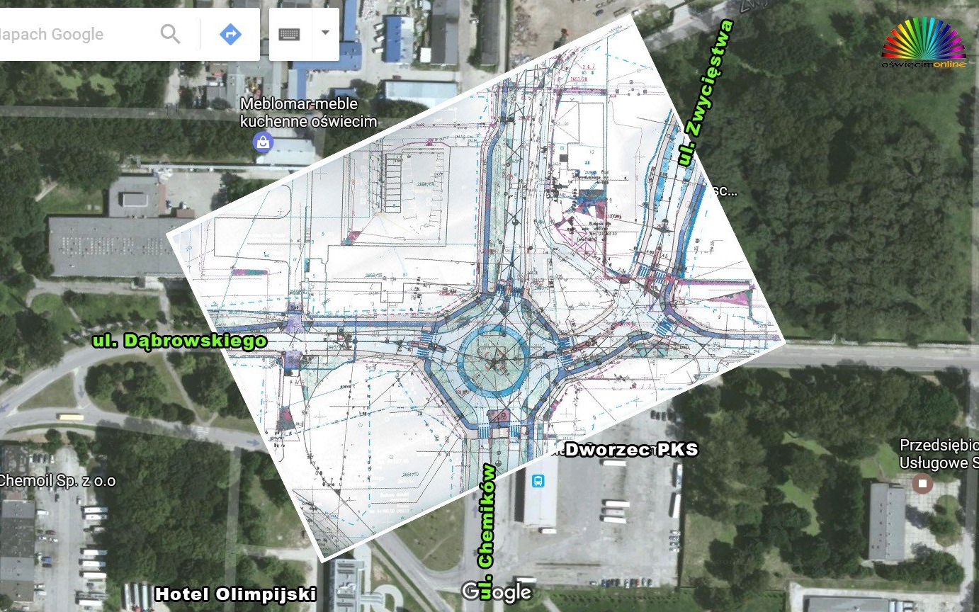OŚWIĘCIM. Tak będzie wyglądało nowe rondo koło dworca PKS