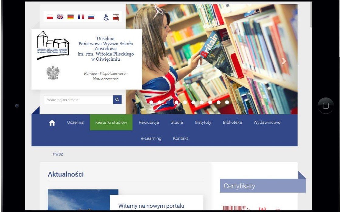 OŚWIĘCIM. Nowy portal internetowy PWSZ