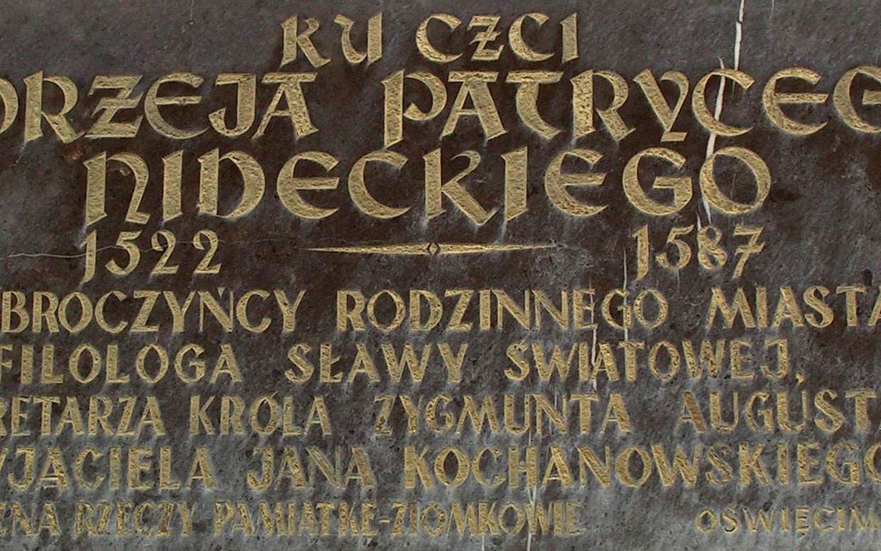 OŚWIĘCIM. Andrzej Patrycy Nidecki patronem 2017 roku