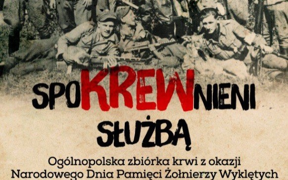 POWIAT. Akcja ''„spoKREWnieni służbą''