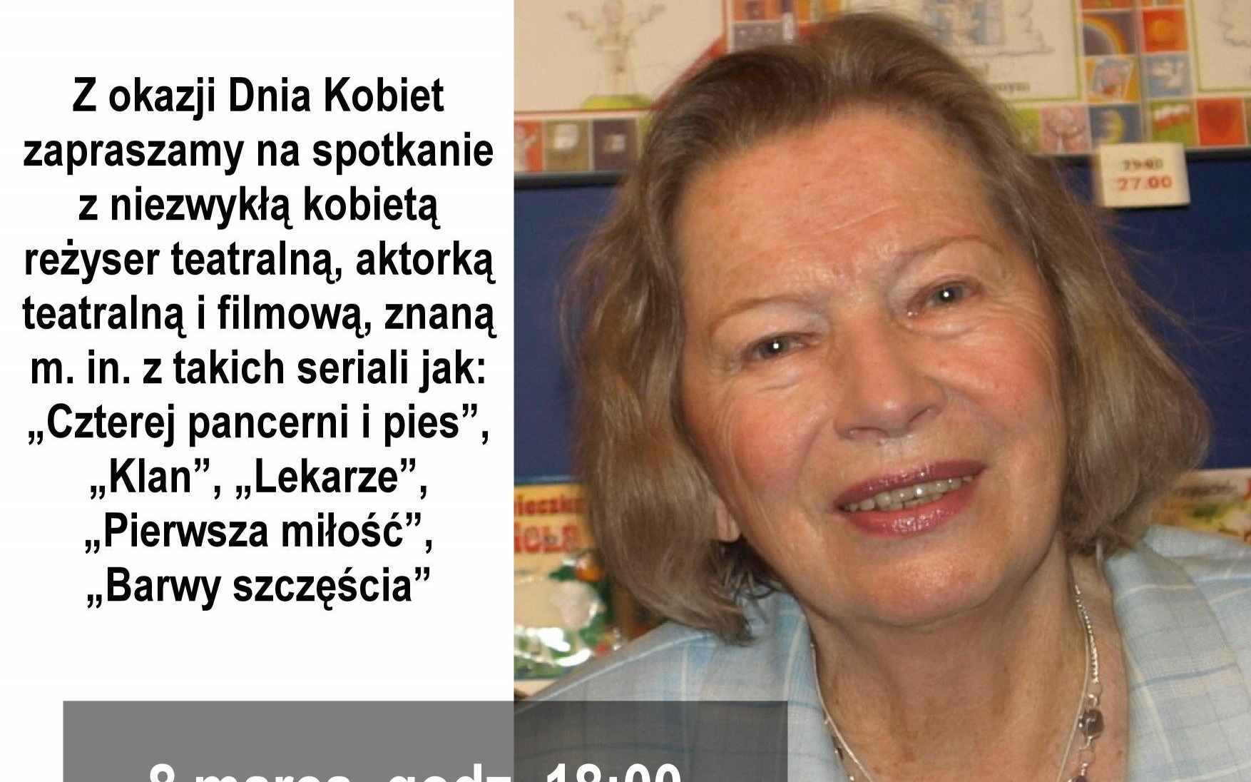 OŚWIĘCIM. Spotkanie z Anną Lutosławką już 8 marca