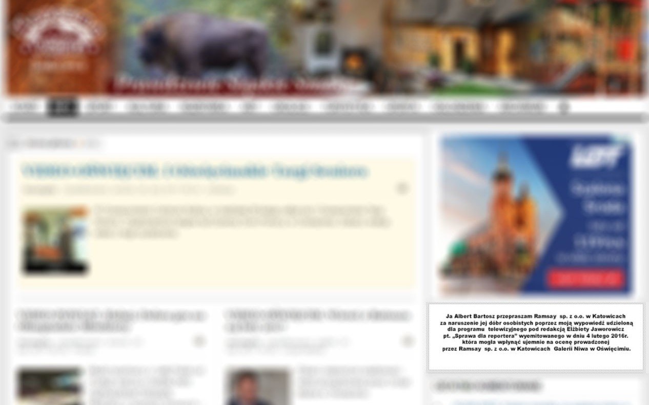 OŚWIĘCIM. Zniesławienie Galerii Niwa wyjaśnione