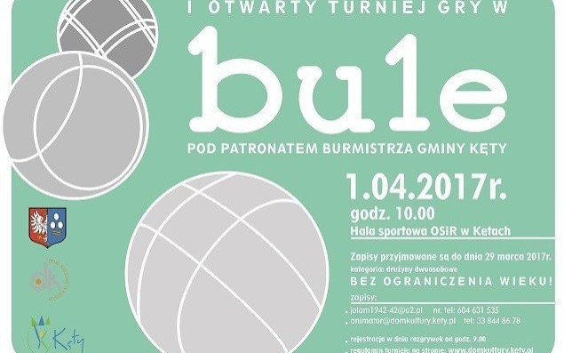 KĘTY. I Otwartym Turnieju Gry w Bule