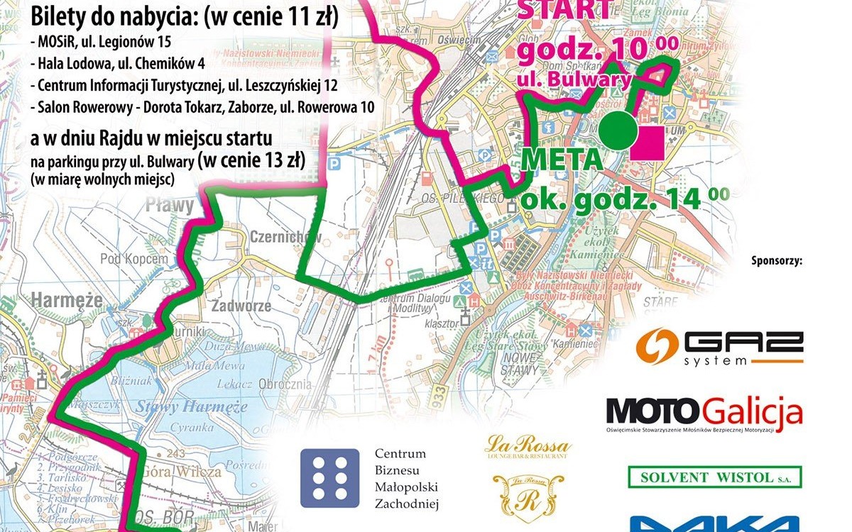 OŚWIĘCIM. XIX Rodzinny Rajd Rowerowy 2017