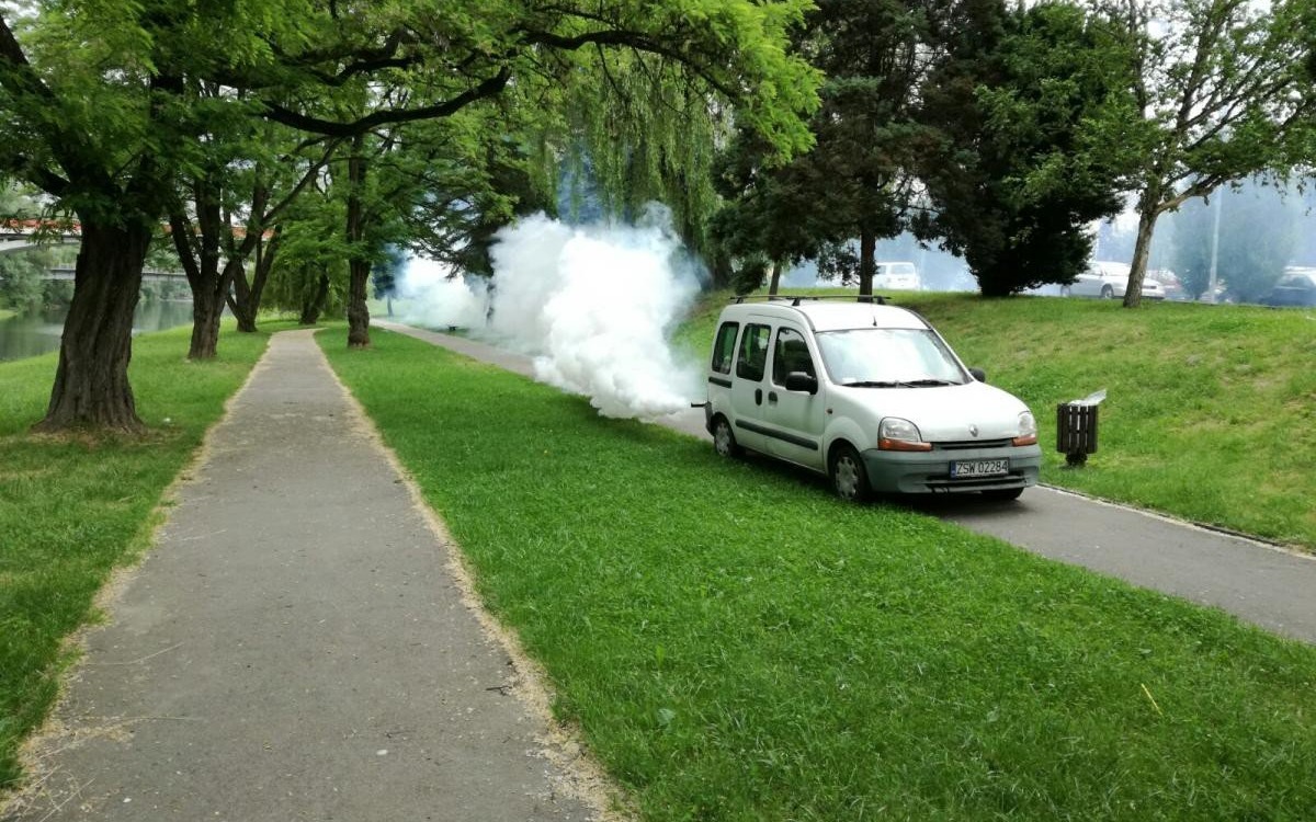 OŚWIĘCIM. Trwa odkomarzanie bulwarów