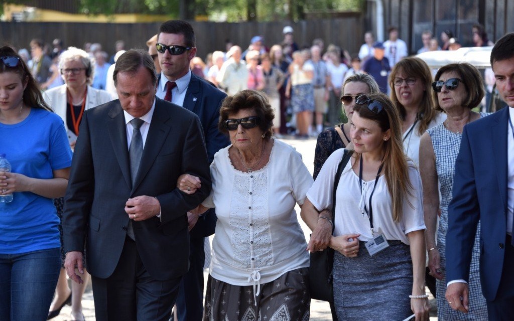 OŚWIĘCIM. Premier Szwecji Stefan Löfven w Miejscu Pamięci Auschwitz