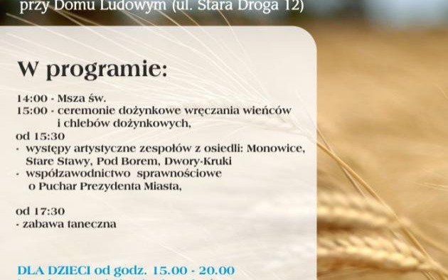 OŚWIĘCIM. Dożynki Miejskie 2017