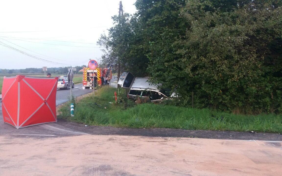 BIELANY. Wypadek śmiertelny, 7 osób poszkodowanych