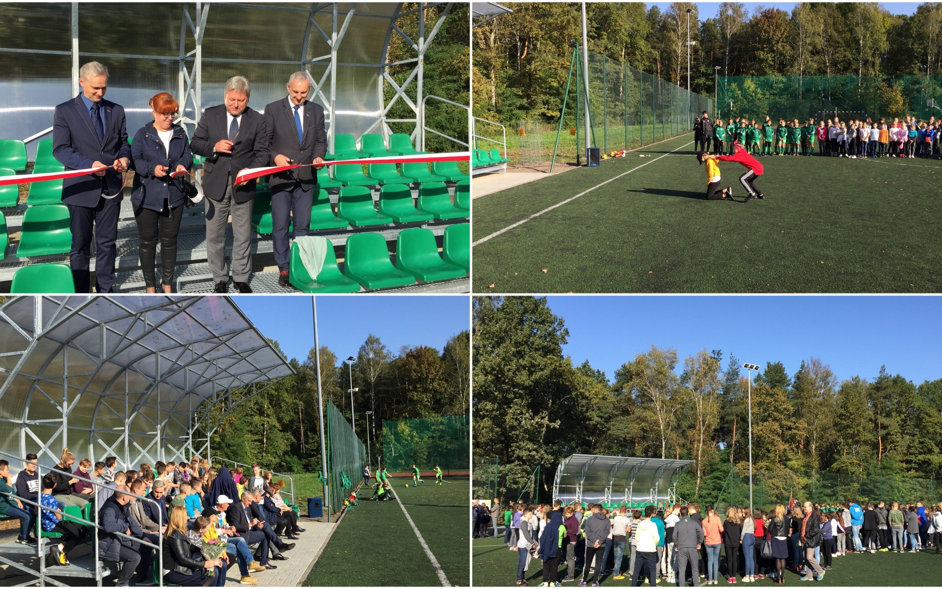 CHEŁMEK. Doczekali się zadaszenia trybun