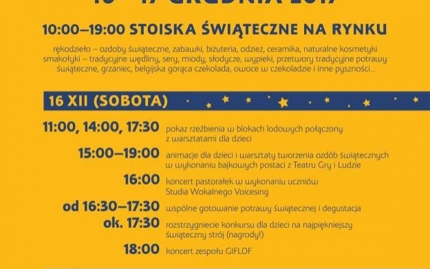 OŚWIĘCIM. Jarmark świąteczny i oświęcimska wigilia