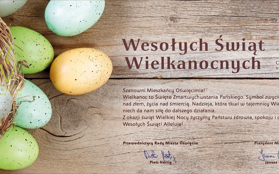 OŚWIĘCIM. Życzenia Świąteczne