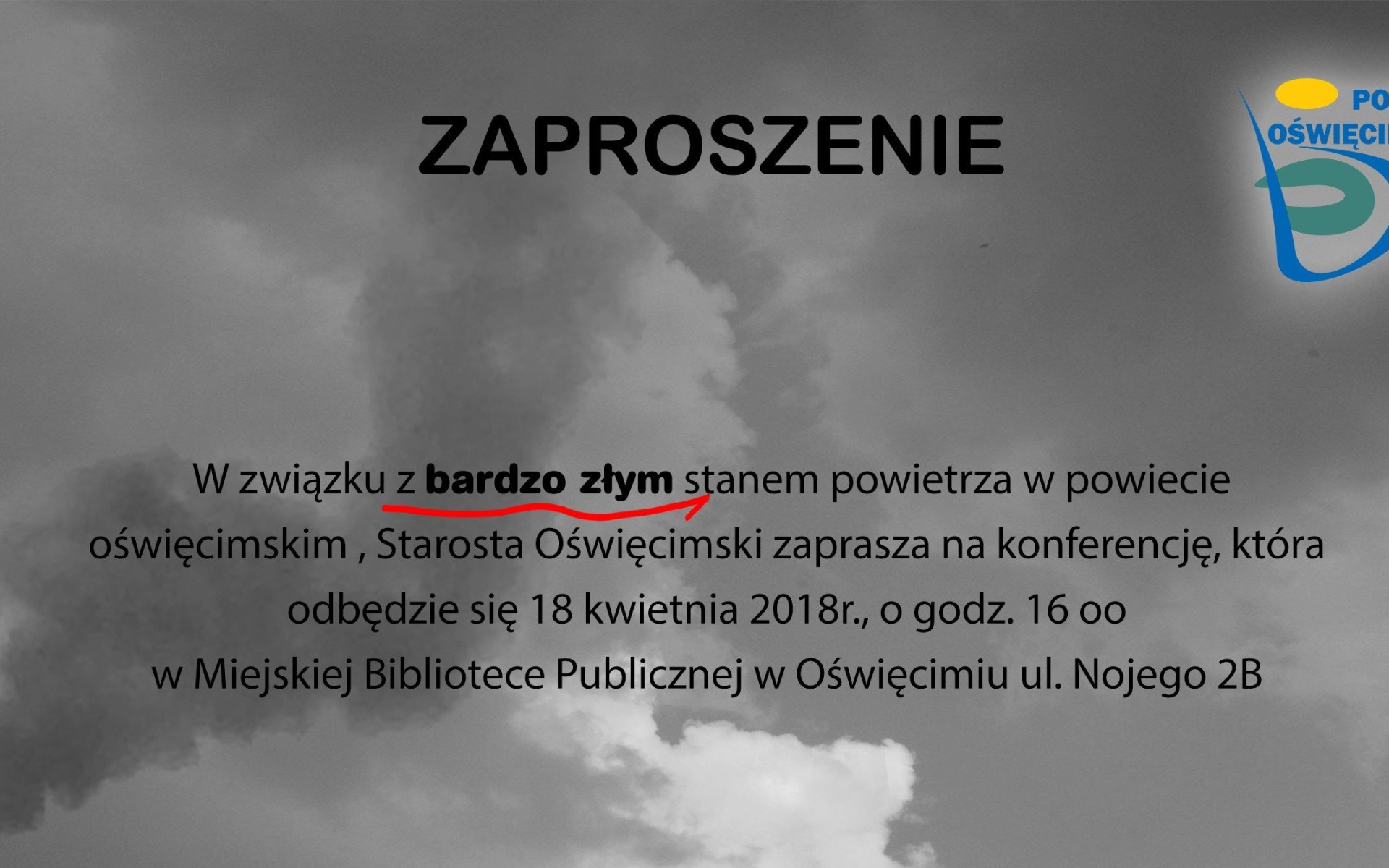 OŚWIĘCIM. I Powiatowy Szczyt Antysmogowy