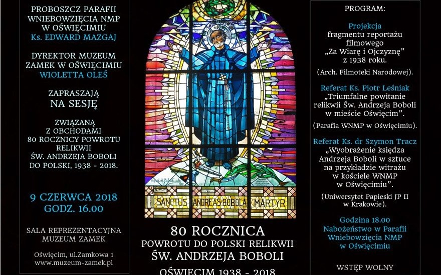 OŚWIĘCIM. Sesja – Św. Andrzej Bobola