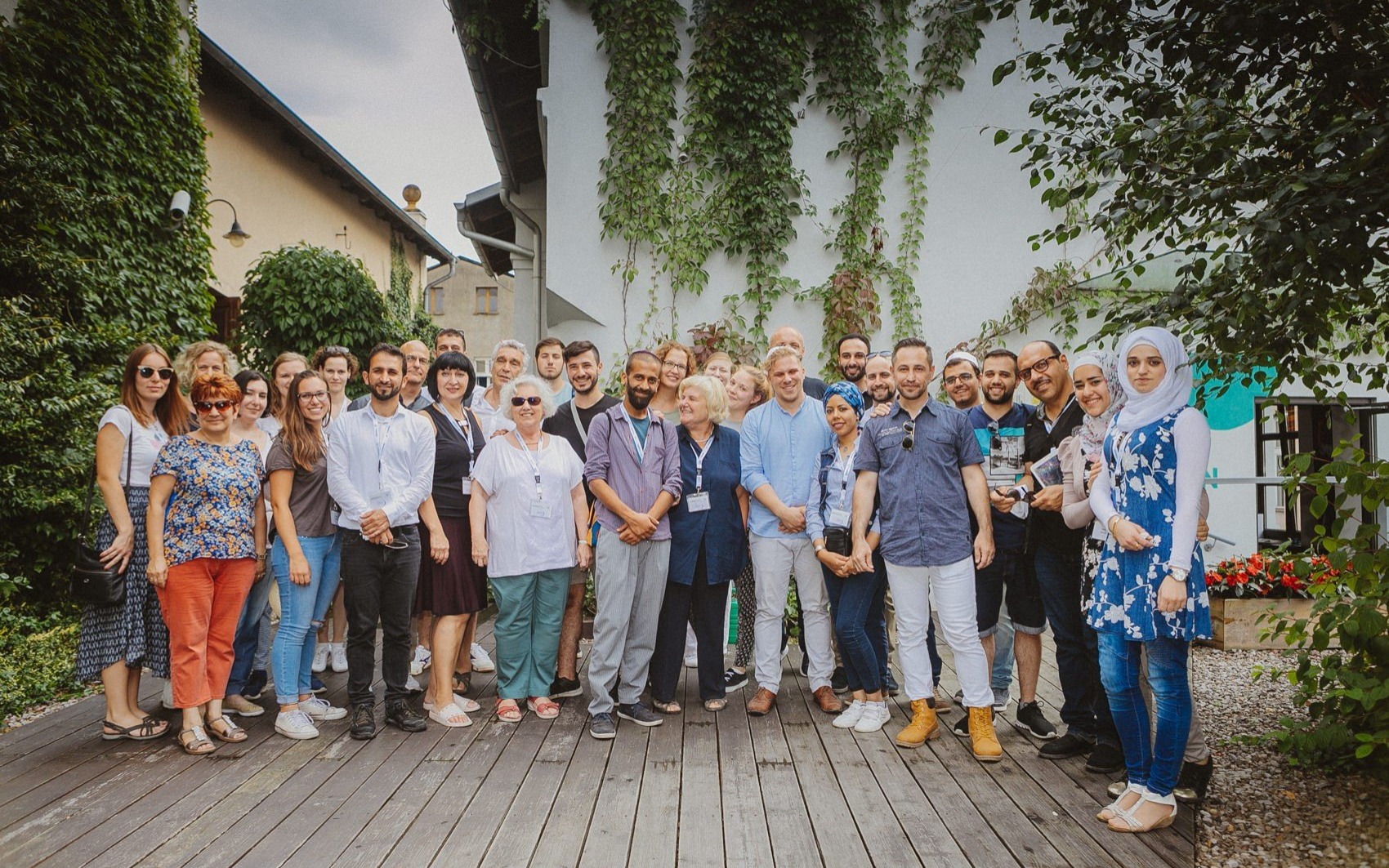 Oświęcim: Wizyta Żydów i muzułmańskich uchodźców z Niemiec