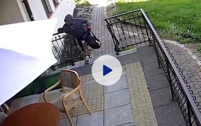 KĘTY. Włamał się na plebanię, nagrał go monitoring