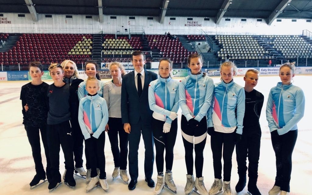 POWIAT. Minister Sportu i Turystyki Witold Bańka z wizytą w Oświęcimiu