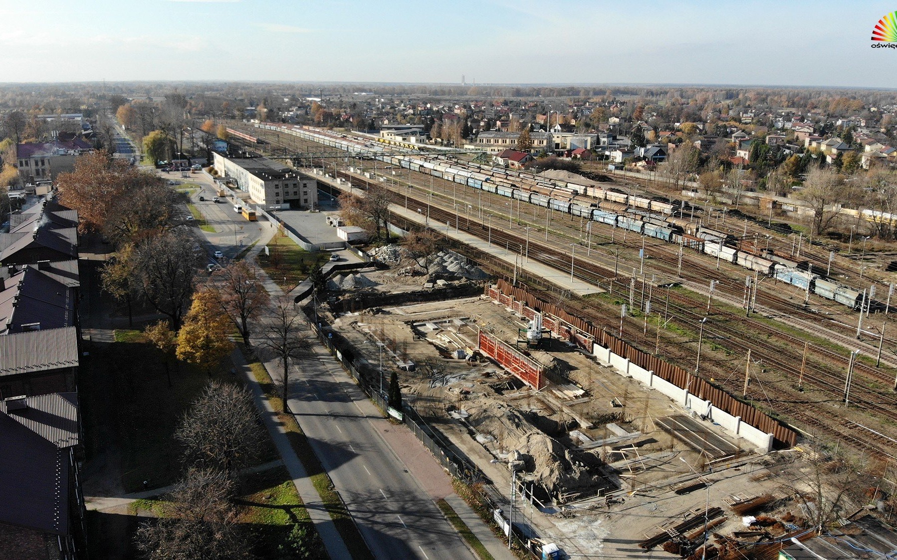OŚWIĘCIM. Trwa budowa parkingu „Park and Ride” przy dworcu PKP