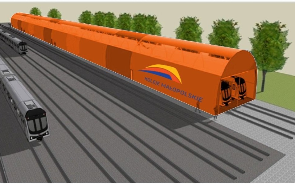 OŚWIĘCIM. Powstanie hala namiotowa do serwisu pociągów za 5 mln zł