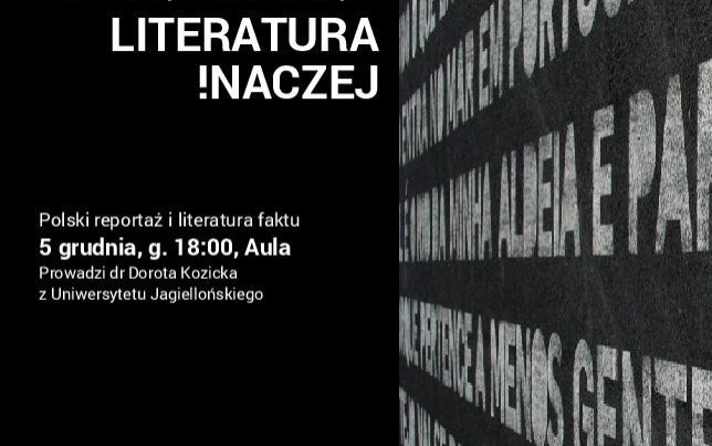 OŚWIĘCIM. O sensownych tworach słownych. Literatura inaczej