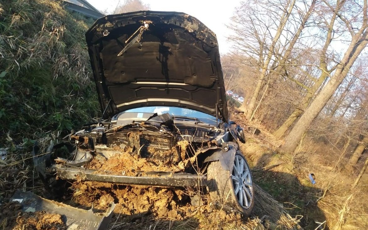 GROJEC. Wypadek na trasie do Kęt