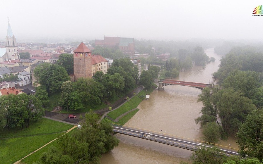OŚWIĘCIM. Poziom wody w Sole nadal wysoki