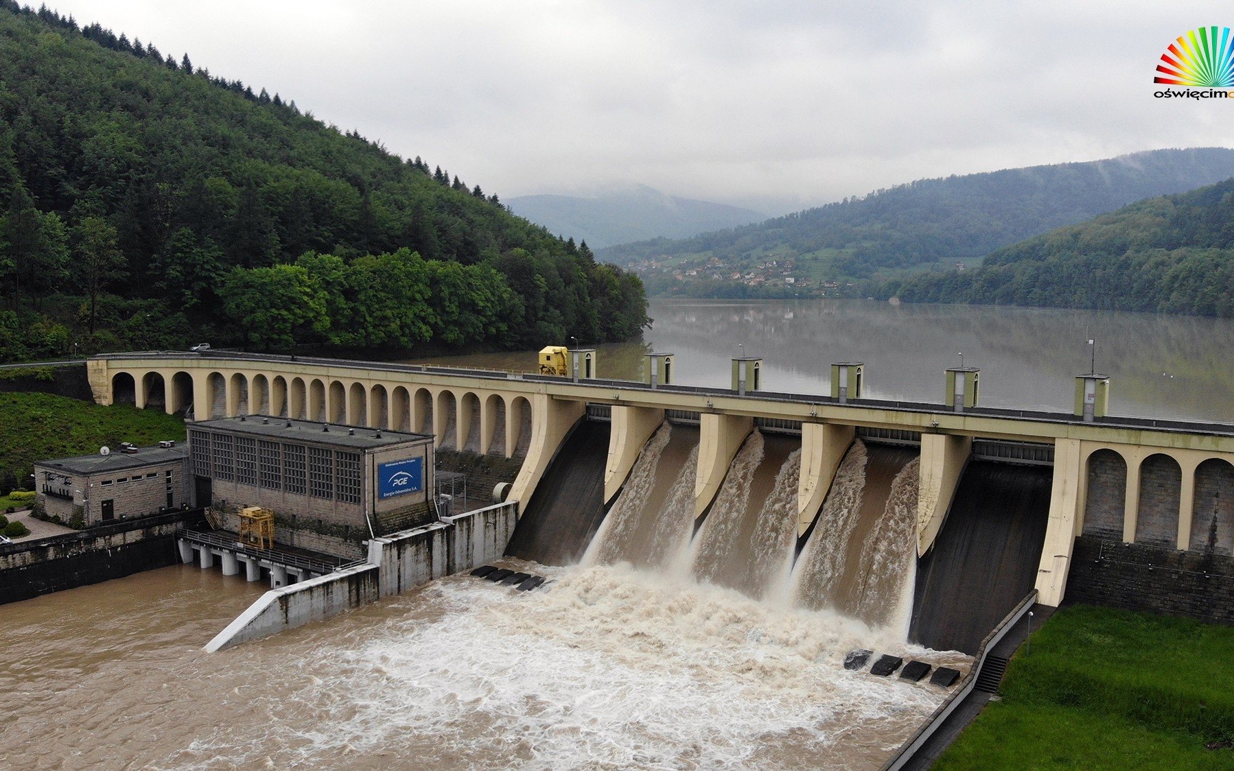PORĄBKA. Zbiornik wodny w Czańcu na rzece Sole