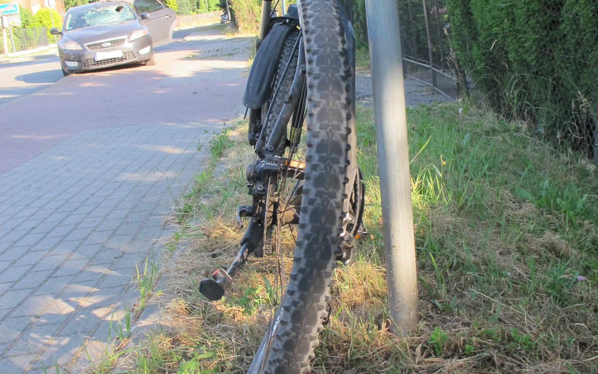 OŚWIĘCIM. Kolizja drogowa z rowerzystą