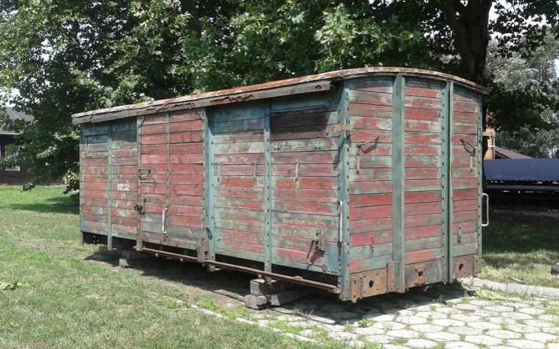 BRZESZCZE. Przedwojenny francuski wagon towarowy