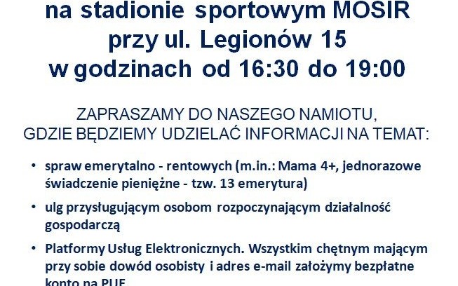 OŚWIĘCIM. Porady ZUS podczas święta miasta