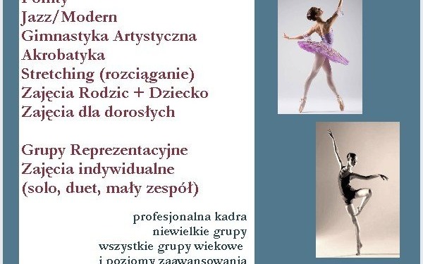 Studio Baletowe Classica działające w Oświęcimskim Centrum Kultury zaprasza na zajęcia w sezonie 2019/2020