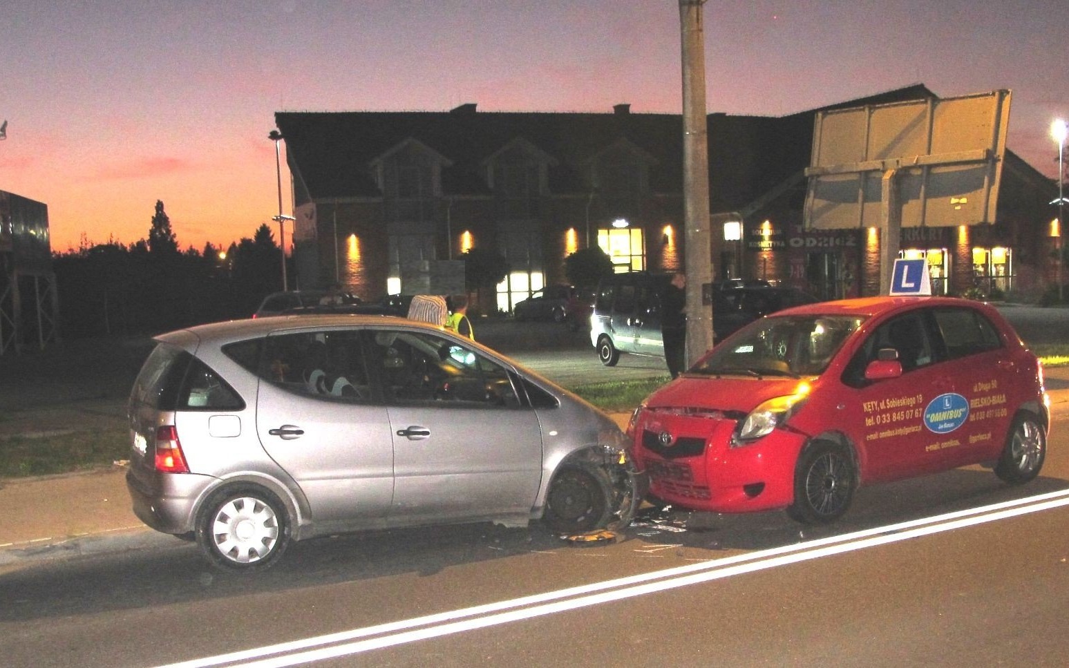 KĘTY. Stracił panowanie nad samochodem