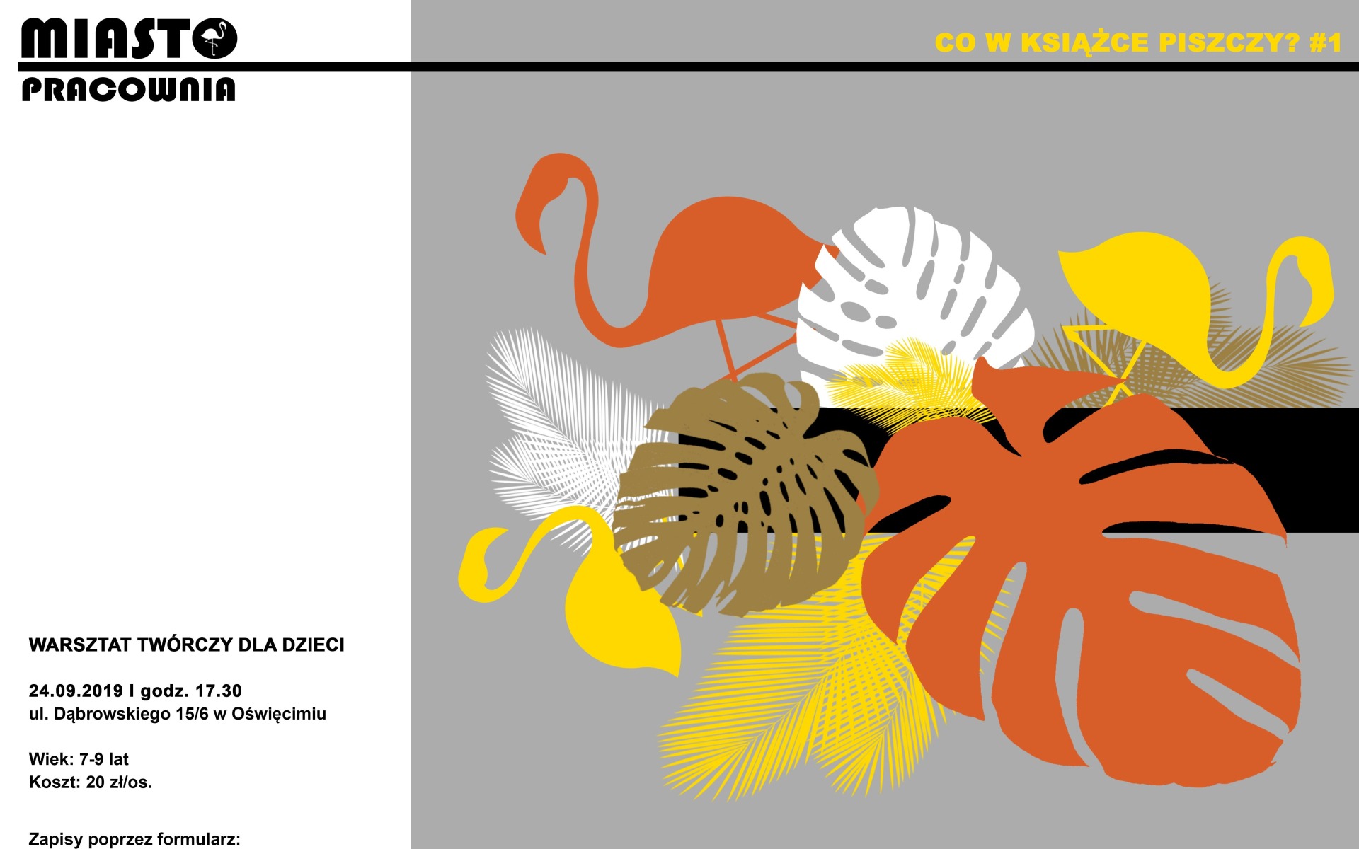 POWIAT. Jesienne nowości w Fundacji Miasto Pracownia