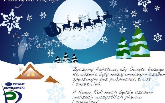 ŻYCZENIA. Starosty powiatu oświęcimskiego