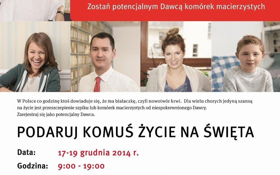 OŚWIĘCIM. Przyjdź do Biblioteki i podaruj komuś życie na święta