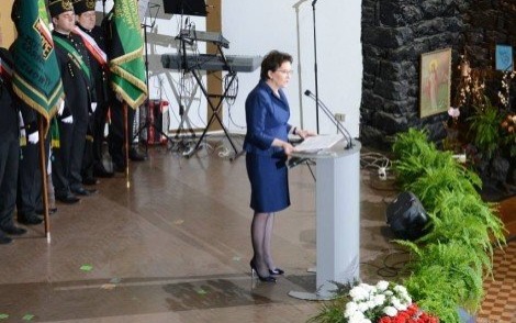 LĘDZINY. Premier Ewa Kopacz na Barbórce