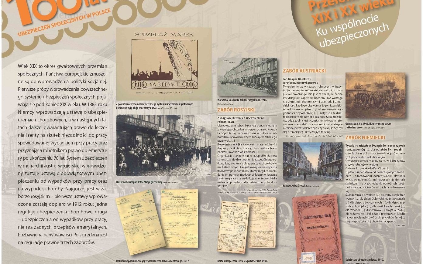 OŚWIĘCIM. Wystawa „100 lat ubezpieczeń społecznych  w Polsce”